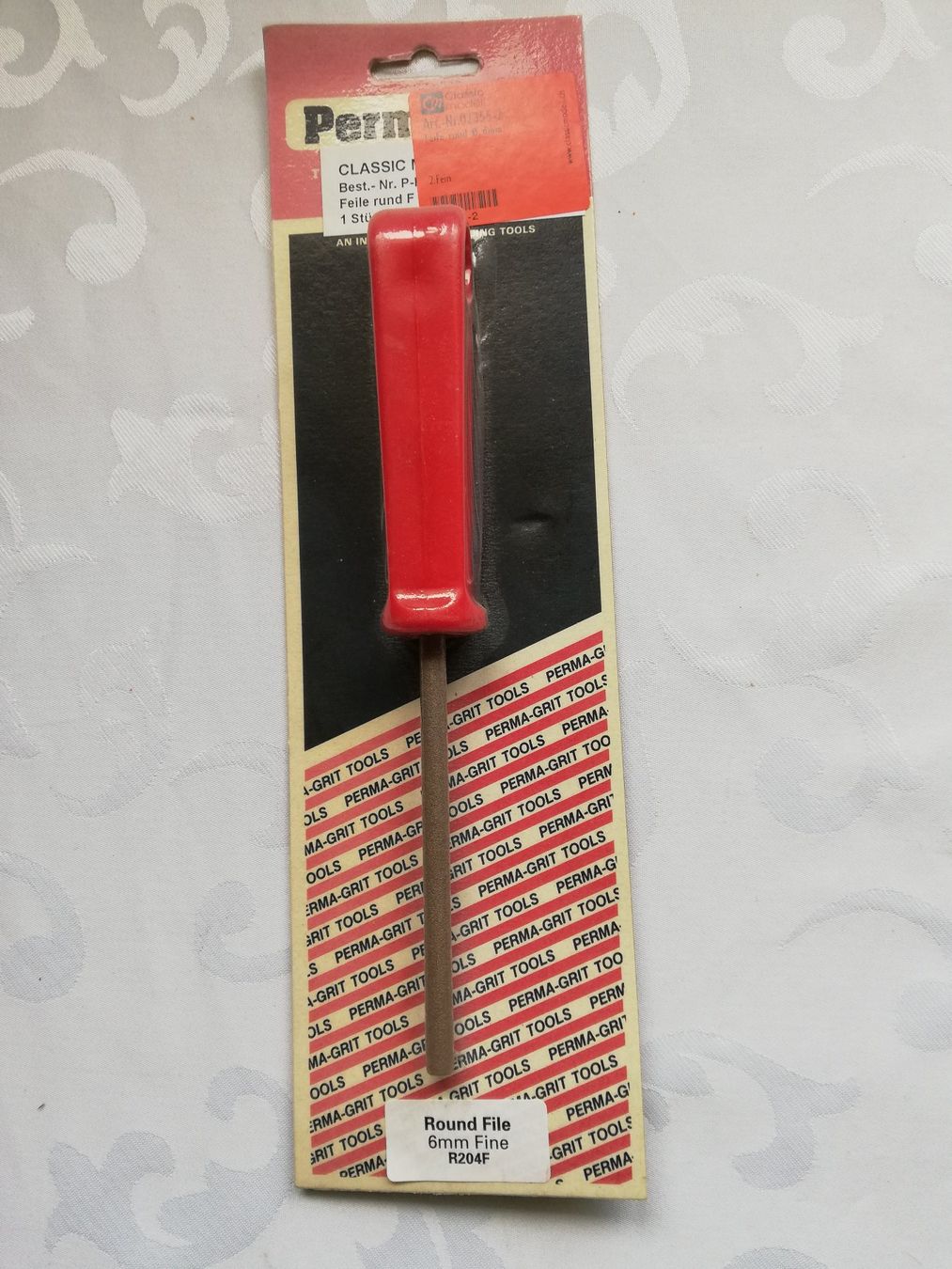 Modellismo RC: Perma-Grit Feile rund 6mm fein – Nuovo e nell'imballaggio originale da Flüh venduto da AMS-Modellbau