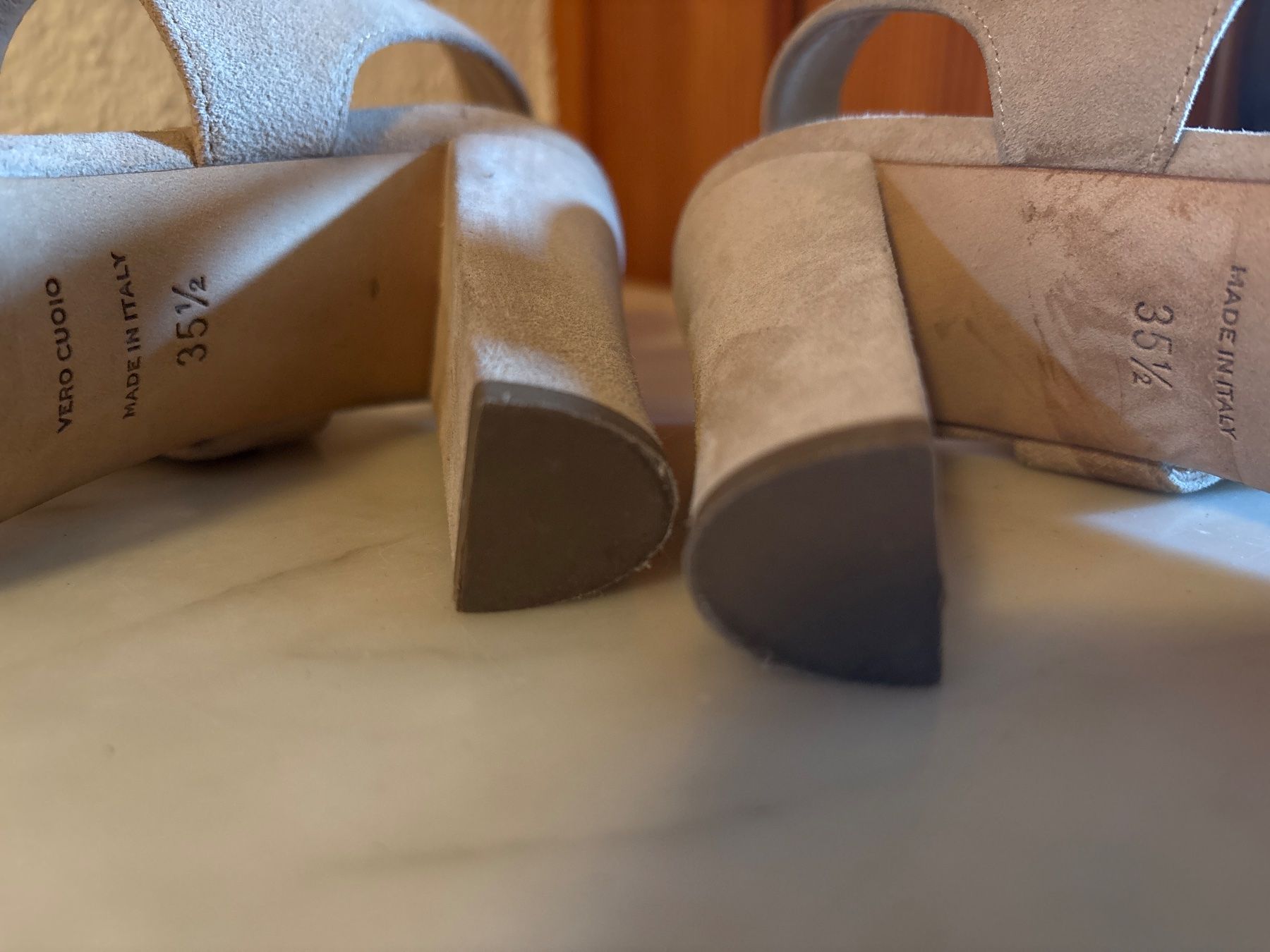Sergio Rossi Chaussures femmes: Sergio Rossi High Heel Sandale beige 35.5 – Neuf (Voir description) à Besenbüren par teluride89 5