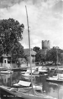 La Tour de Peilz VD Hafen Boote und Schloss