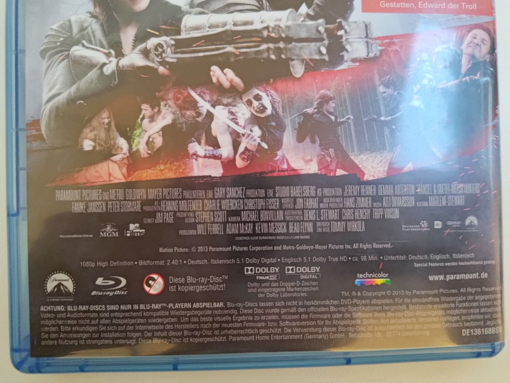 Tutti i DVDs: Hänsel & Gretel - Hexenjäger / Extended Cut – Usato da Liestal venduto da Kratzilla 3
