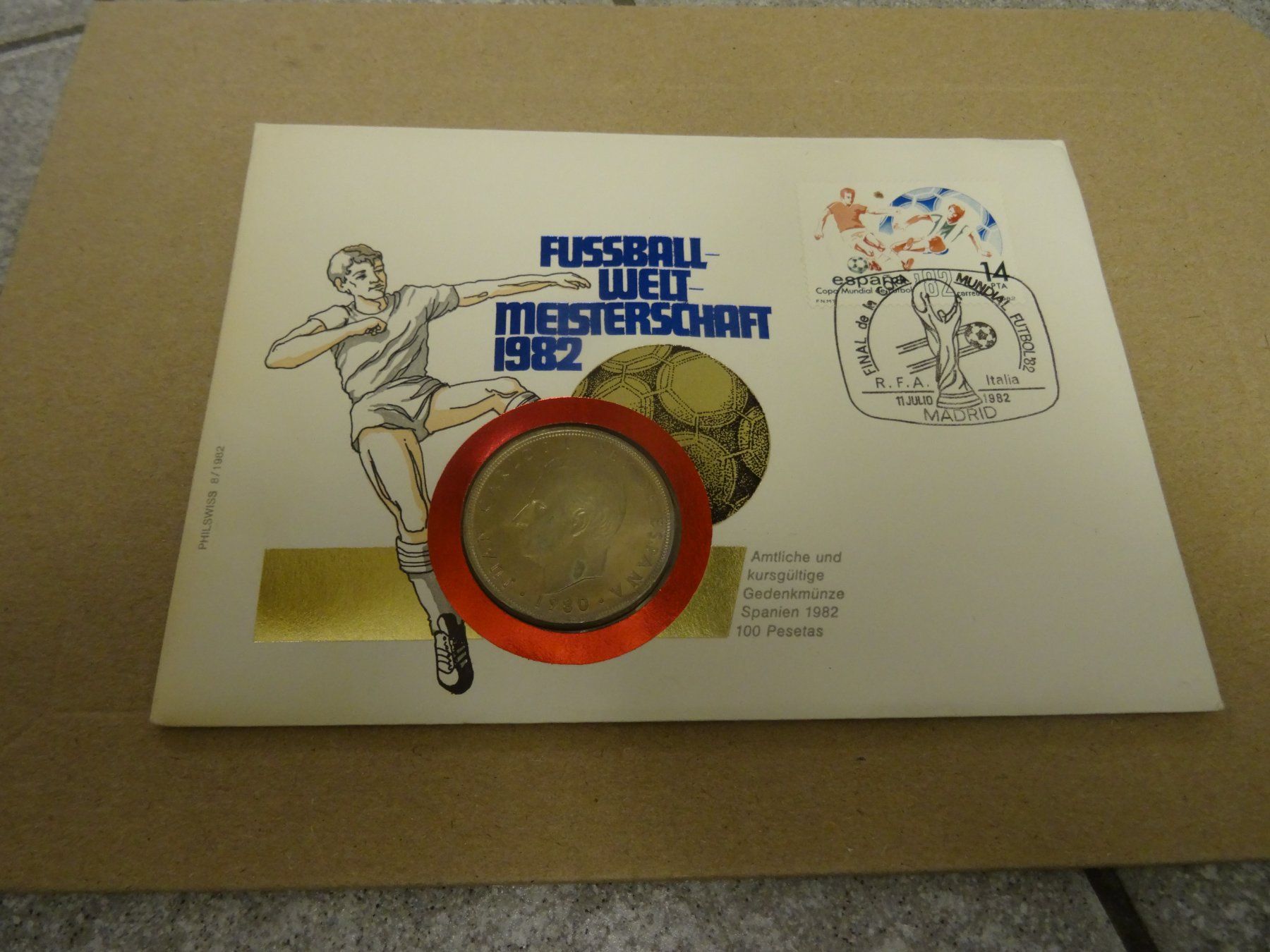 Tutti le monete: Fussball WM 1982 Spanien MÜNZBRIEF – Usato da Olten venduto da pechsisa1