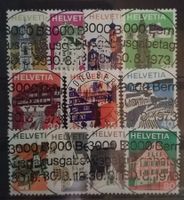 4256) 523-533 Landschaftsbilder ET Vollstempel Kt. 150.-+