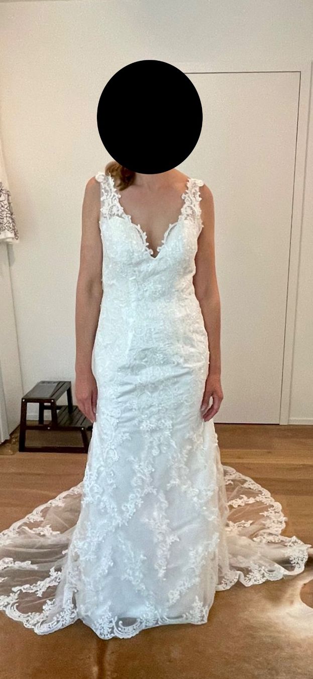 Vestiti: neues Brautkleid mit schöner Schleppe – Nuovo (secondo la descrizione) da Zürich venduto da Cdefinitiv 3