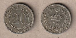 Königreich Italien, 20 Centesimi 1895