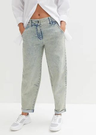 Damen Jeans Bonprix blau Gr. 40 boyfriend Jeans
