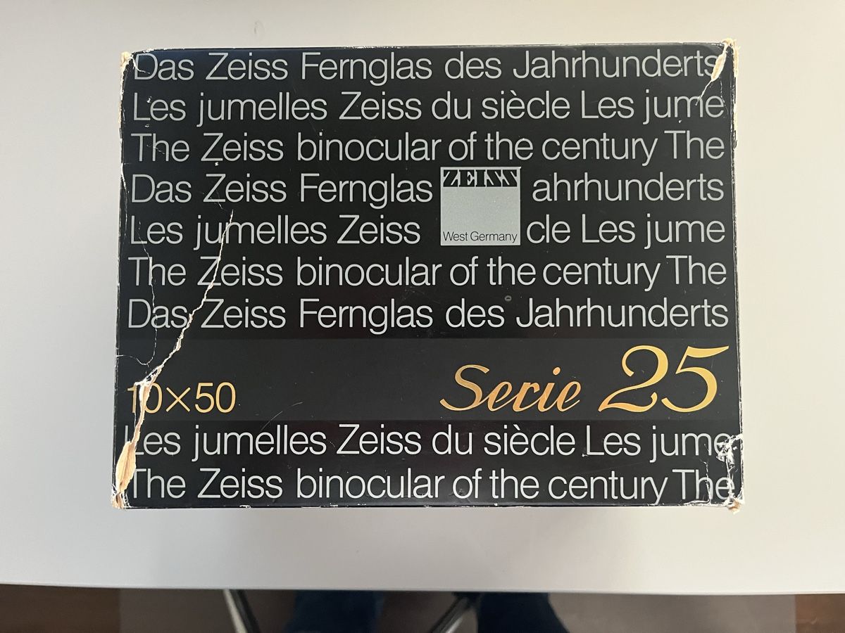 Zeiss Binocoli: Zeiss Serie 25 – Nuovo (secondo la descrizione) da Oberhofen Thun'see venduto da Bruja007