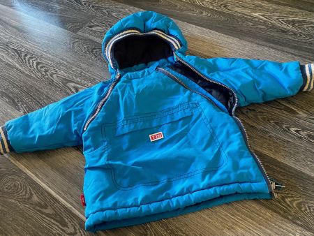coole warme Jacke mit Kapuze Grösse 74