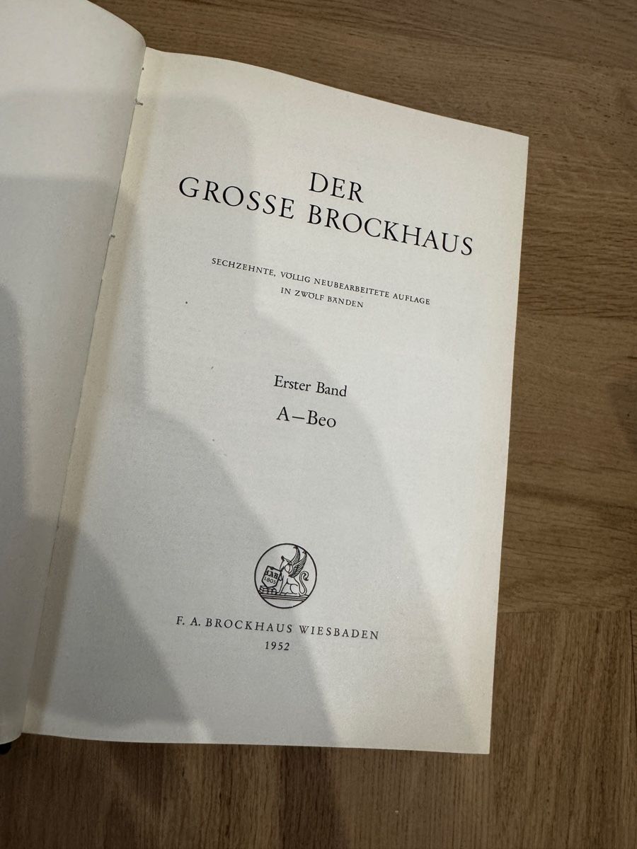 Livres: Der Grosse Brockhaus – D'occasion à Unterseen par goldmen 3