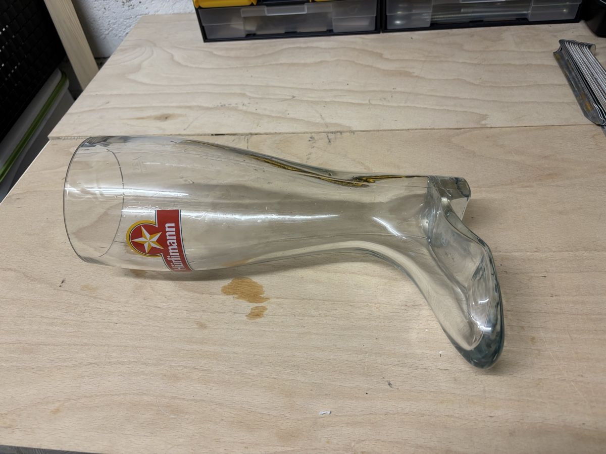 Hürlimann Bicchieri: Hürlimann Bierstiefel – Usato da Winterthur venduto da ral_tr8b 1
