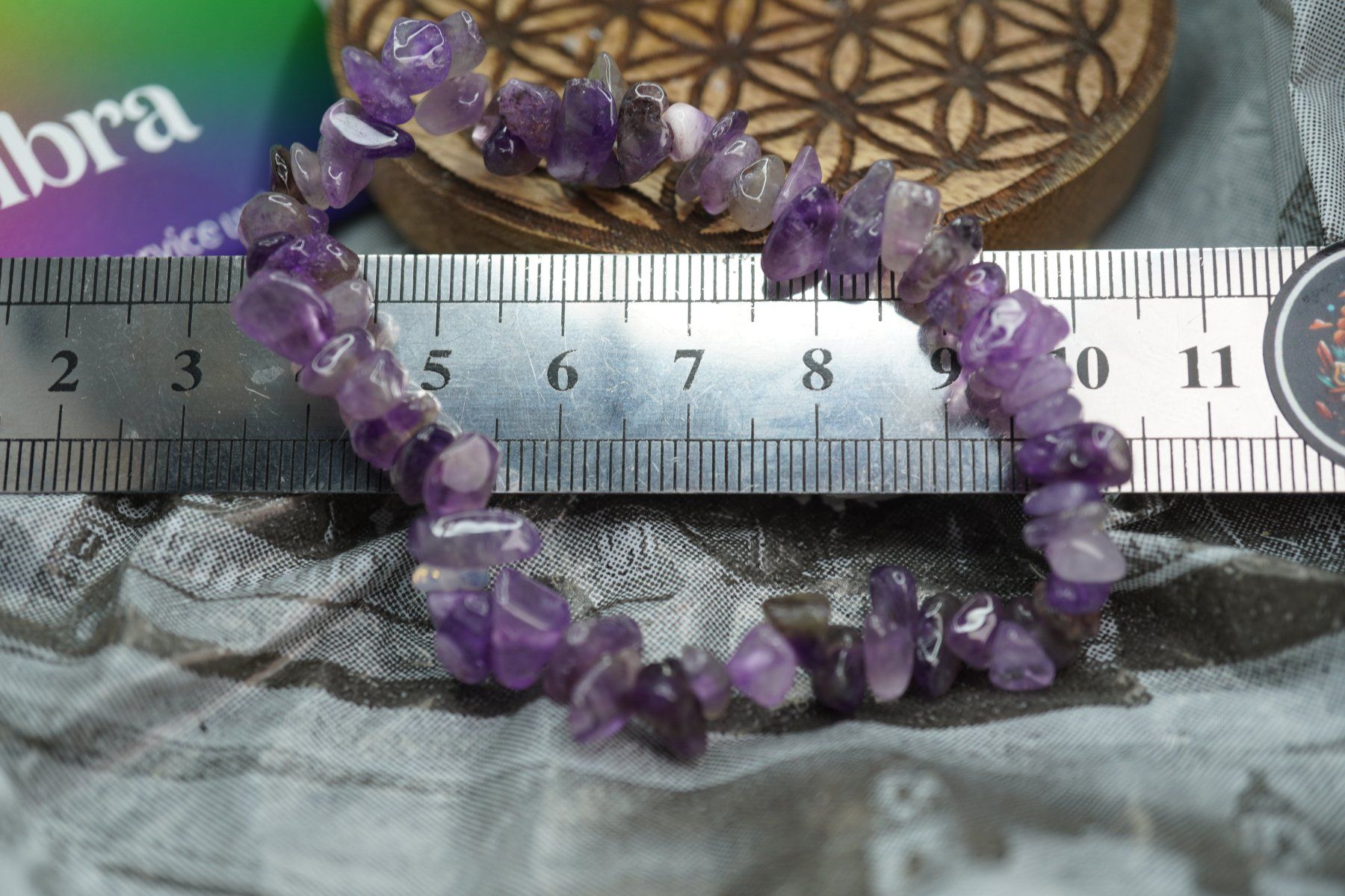 Minerali & Pietre curative: Amethyst  Splitter elastisches Armband  Ab 1.- – Nuovo e nell'imballaggio originale da Eschenbach SG venduto da topstone