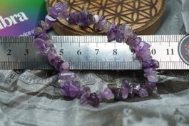Amethyst  Splitter elastisches Armband  Ab 1.-