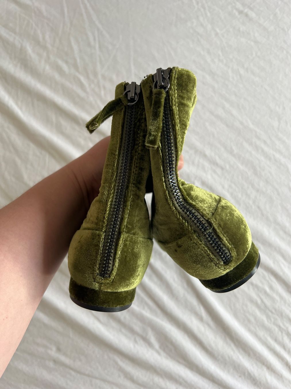Zara Damenschuhe: Bottines en velours Zara 38 – Neu (gemäss Beschreibung) aus Neuchâtel von Thesebootsaremadeforwalking 3