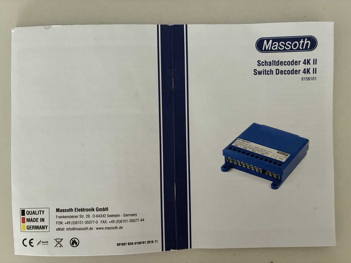 LGB Modellini di ferrovie: LGB Massoth Schaltdecoder – Nuovo (secondo la descrizione) da Oberägeri venduto da Waldhuisli 1