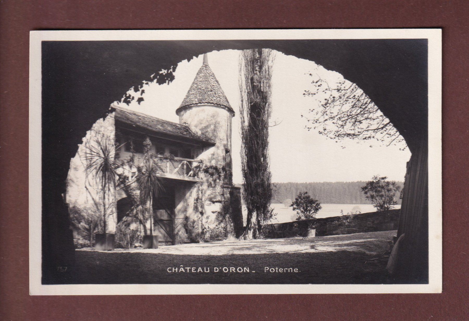 Cartoline postali: ORON - Château - Poterne – Usato da Pully venduto da nicecards-shop