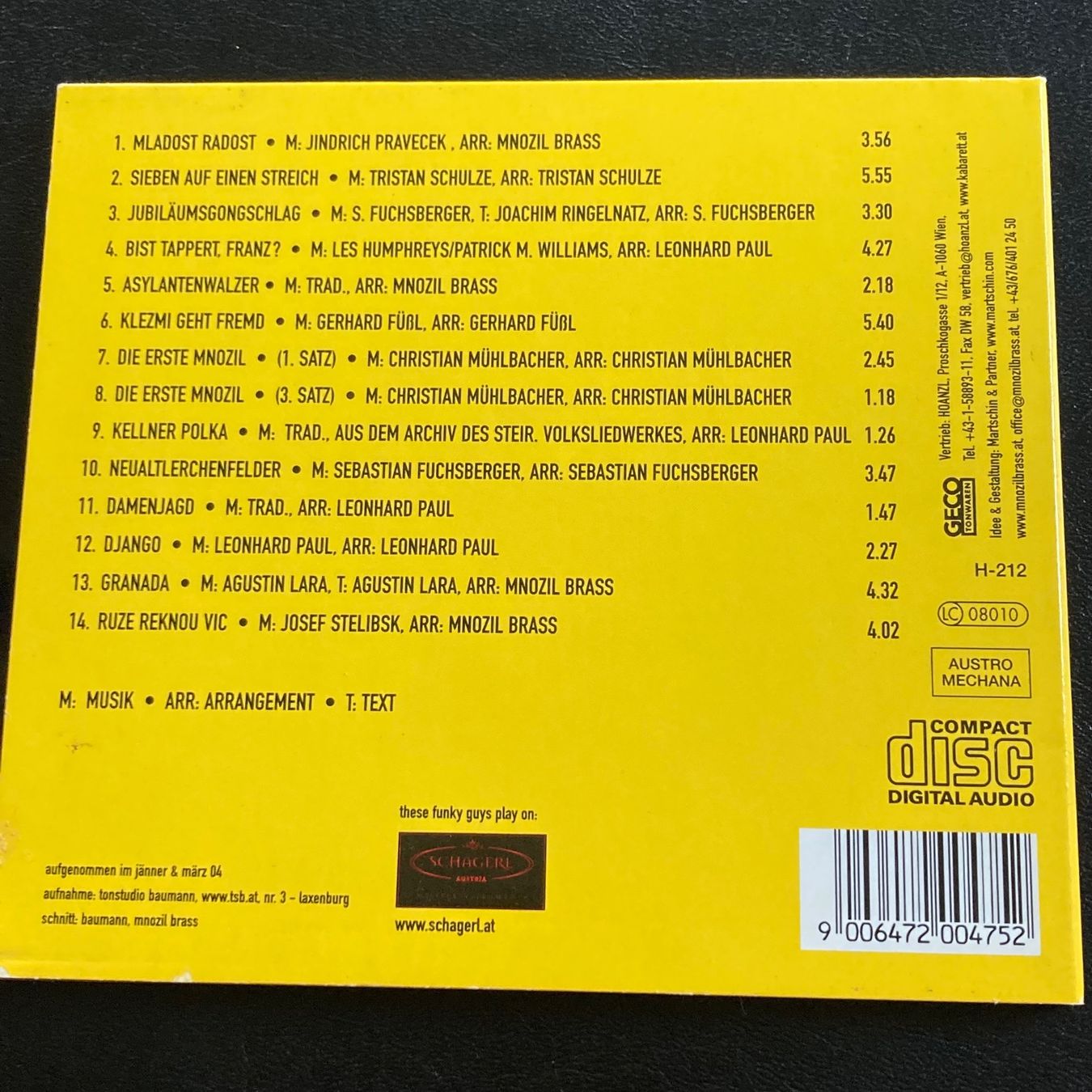 CDs: Mnozil Brass - Ragazzi – D'occasion à Bern par Ntsamina 1