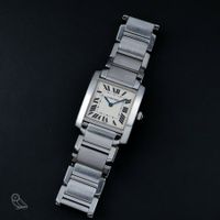 Cartier Tank Française 2301 Midsize Edelstahl Quarz