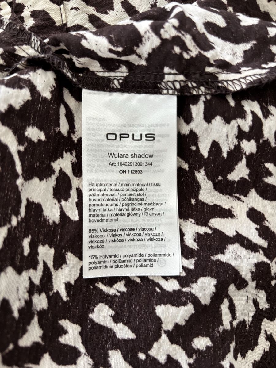 Opus Vestiti: OPUS Kleid Wulara shadow Braun-Beige Grösse 34  – Usato da Illnau venduto da TeddyBean 2