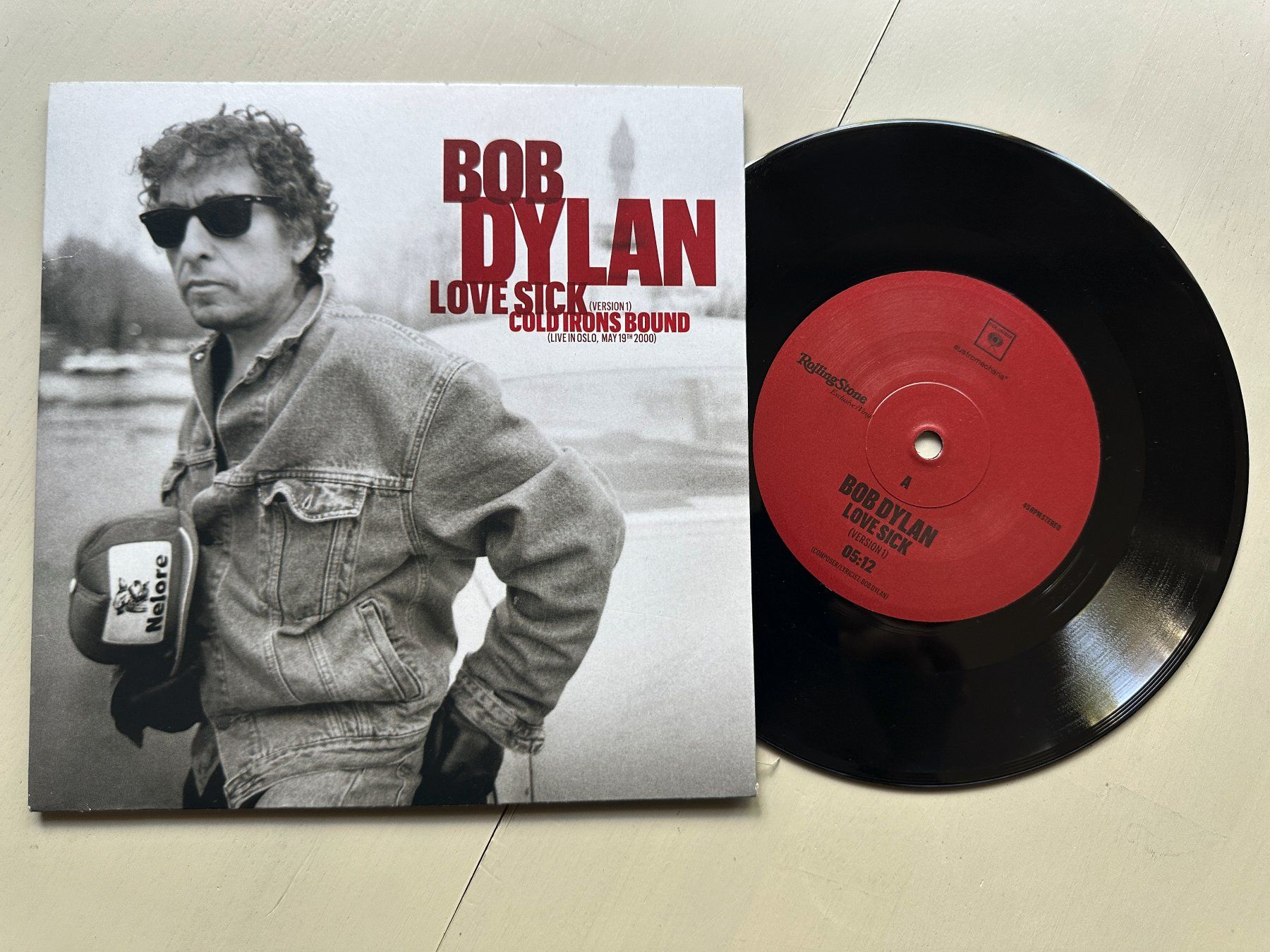 Schallplatten: BOB DYLAN tolle Single Love sick Kult Top Folk – Gebraucht aus Basel von Partridge