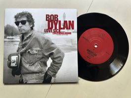 BOB DYLAN tolle Single Love sick Kult Top Folk