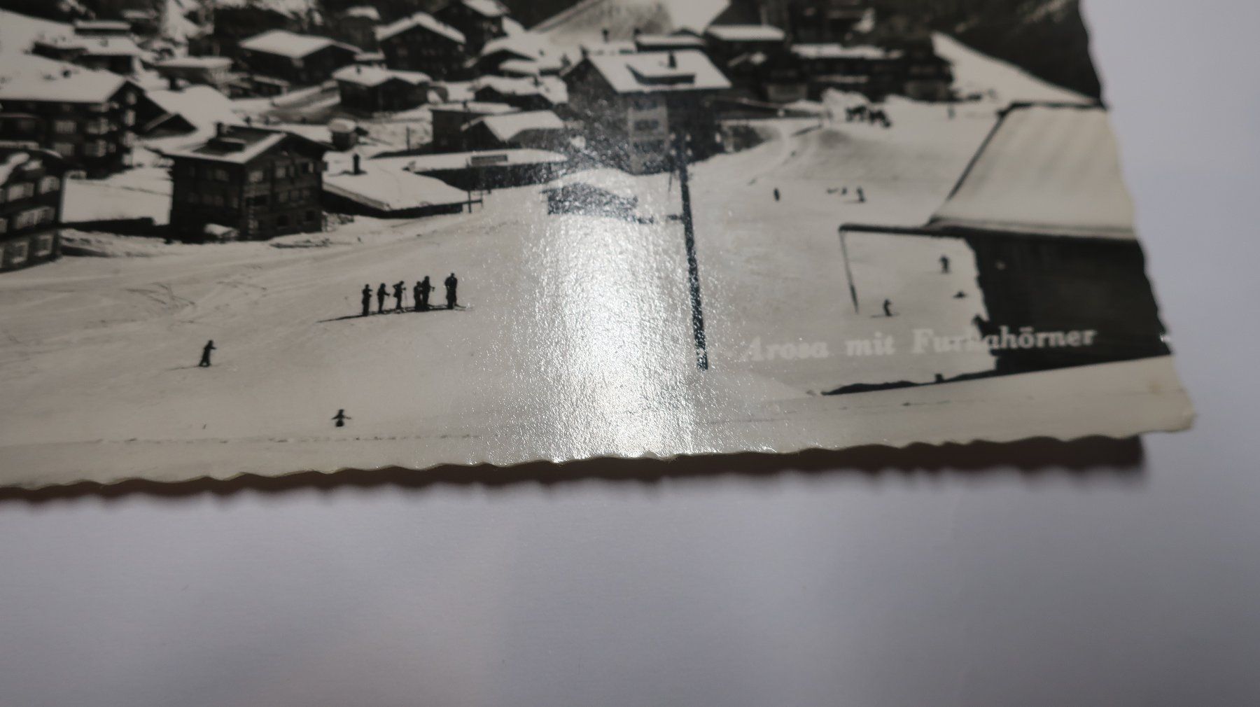 Cartoline postali: Inner Arosa mit Furkahörner  1947 – Usato da Cormoret venduto da Pascalll2001 1