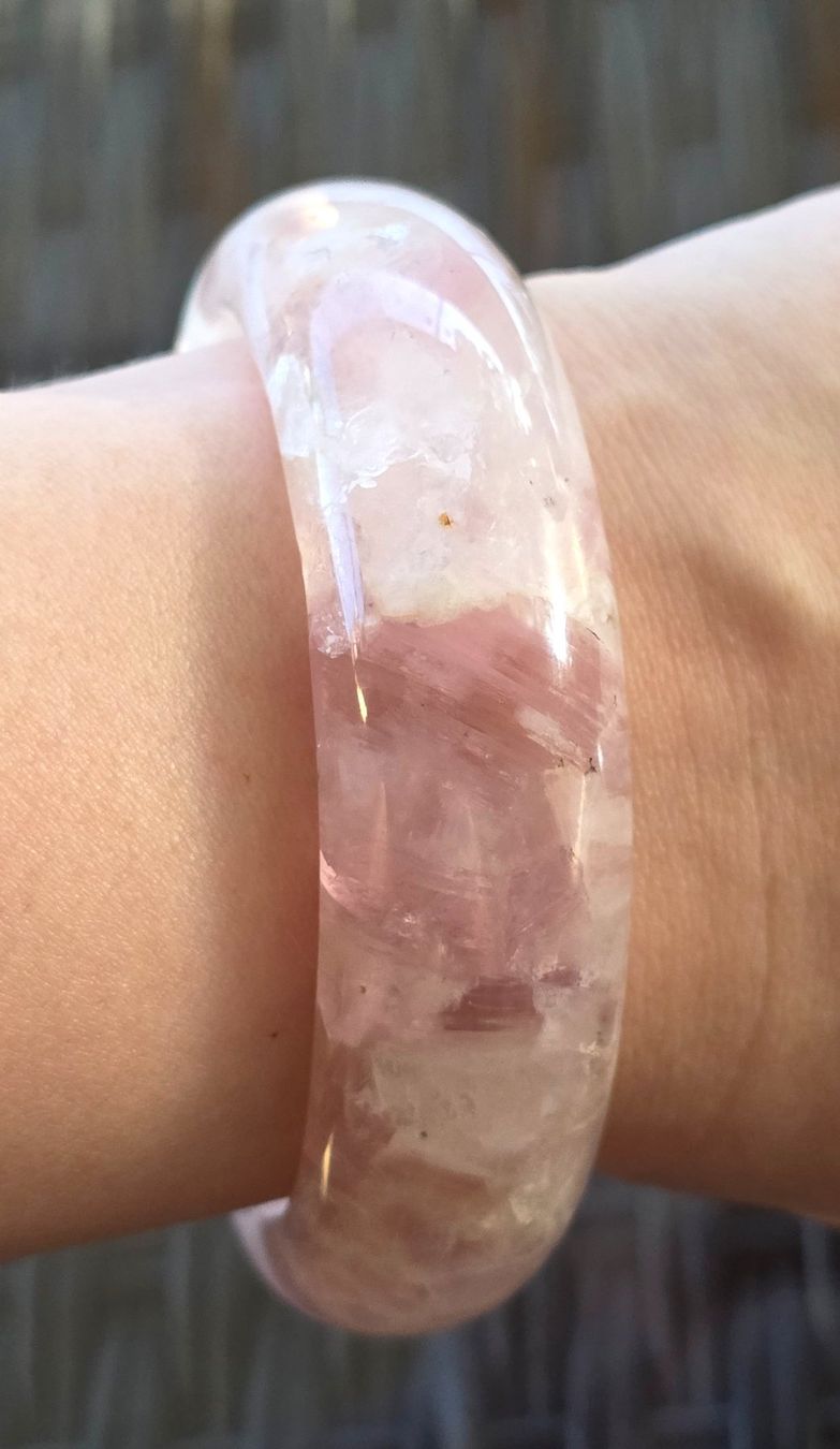 Mineralien & Heilsteine: 💗✨ Pinker Lepidolith Armreif ✨💗 – Neu und originalverpackt aus Matzingen von Shay_Crystalz 2