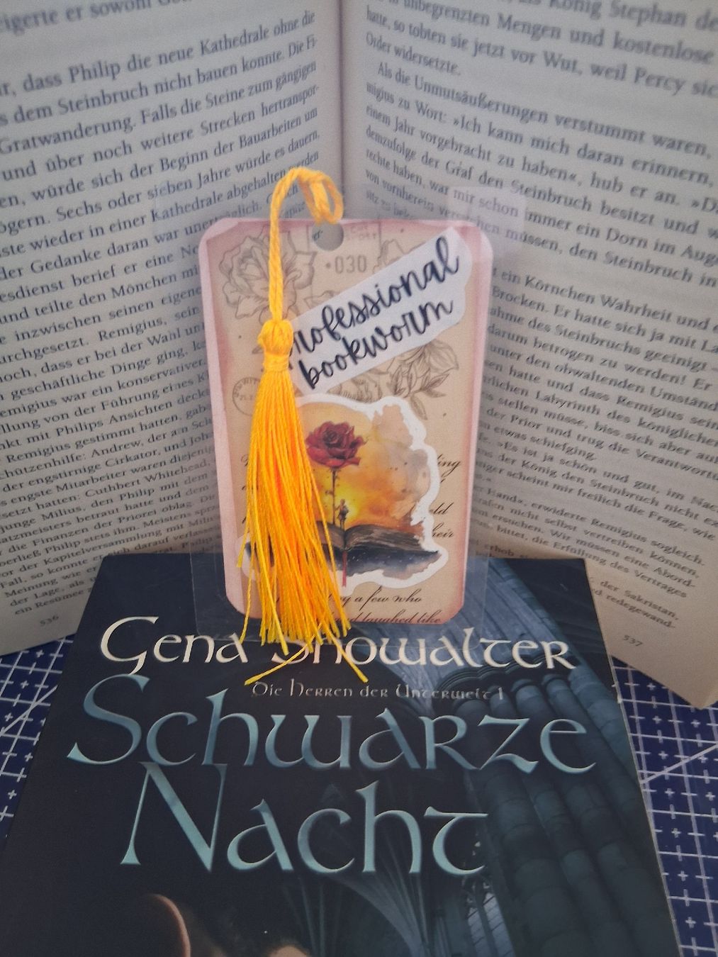 Altre raccolte & rarità: Lesezeichen "Professional Bookworm" mit Quaste,neu – Nuovo e nell'imballaggio originale da Worb venduto da wal_8y6v