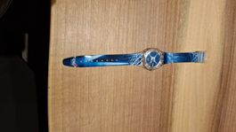 Swatch Uhr Stade Suisse 30.07.05 blau grün 
52