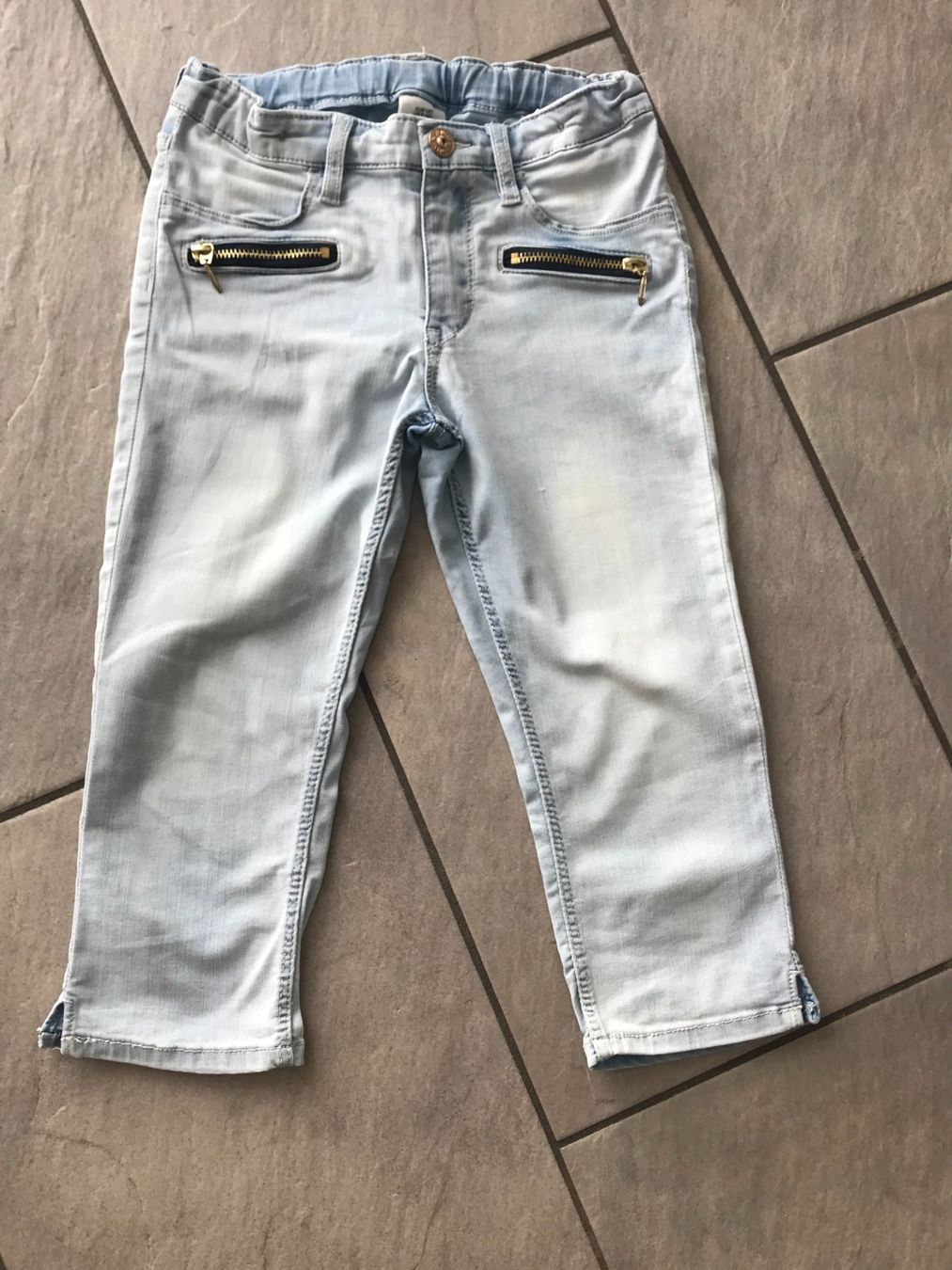 H&M Hosen: Jeans 3/4-Länge, Gr. 140 – Gebraucht aus Sins von sinserin