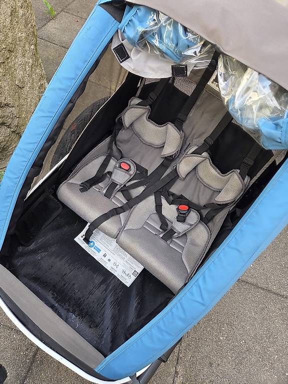 Biciclette: E-Bike Cube inkl Kinder Anhänger  – Usato da Bronschhofen venduto da Timi.g 2