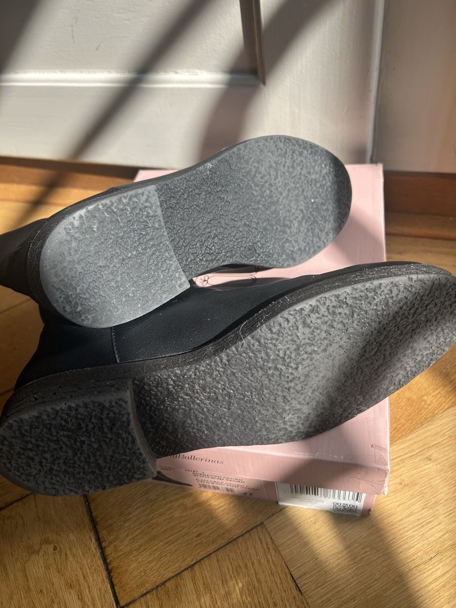 Scarpe da donna: Pretty Ballerinas Stiefel, Schwarz, Gr. 41 eher eine 40 – Usato da Bern venduto da FreitagsSachen22 6