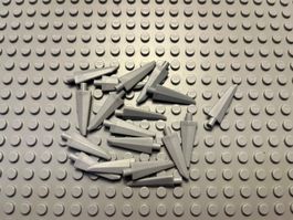 Lego 16x Zahn/Spitze/Stachel (64727)hellgrau