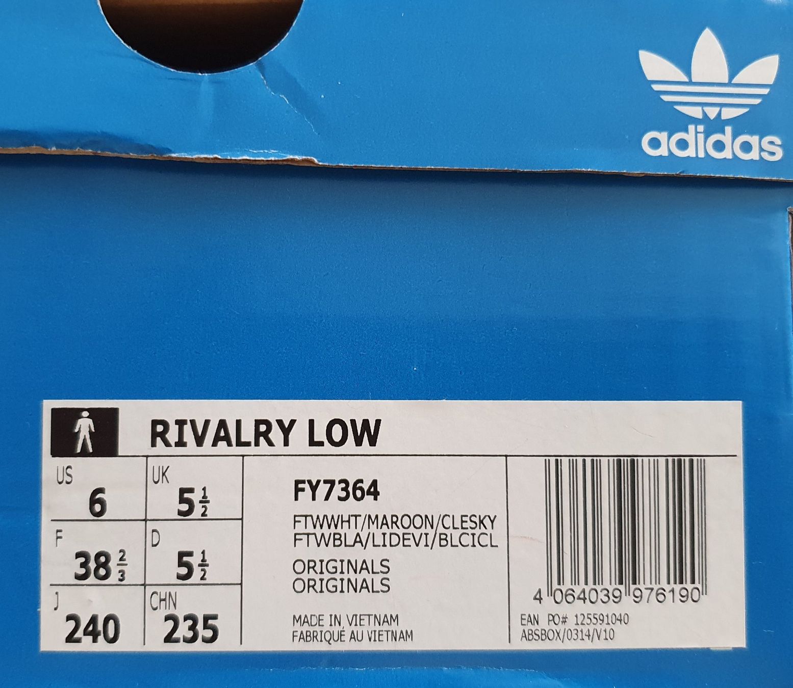 Adidas Scarpe da uomo: ADIDAS Rivalry Low FY7364 - EUR 38 2/3 – Usato da Chavannes-Renens venduto da mau_8rwz 4