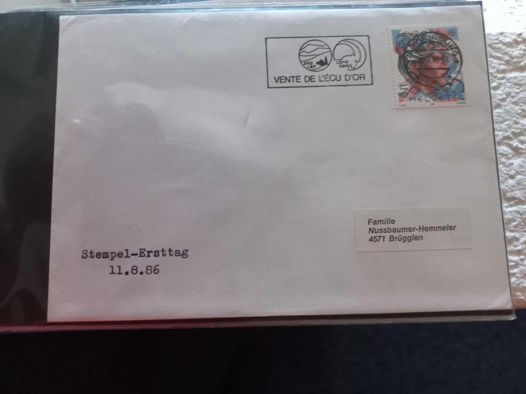 Timbri: Album mit verschiedenen Flaggenstempel – Usato da Brügglen venduto da hokuspokus04 3