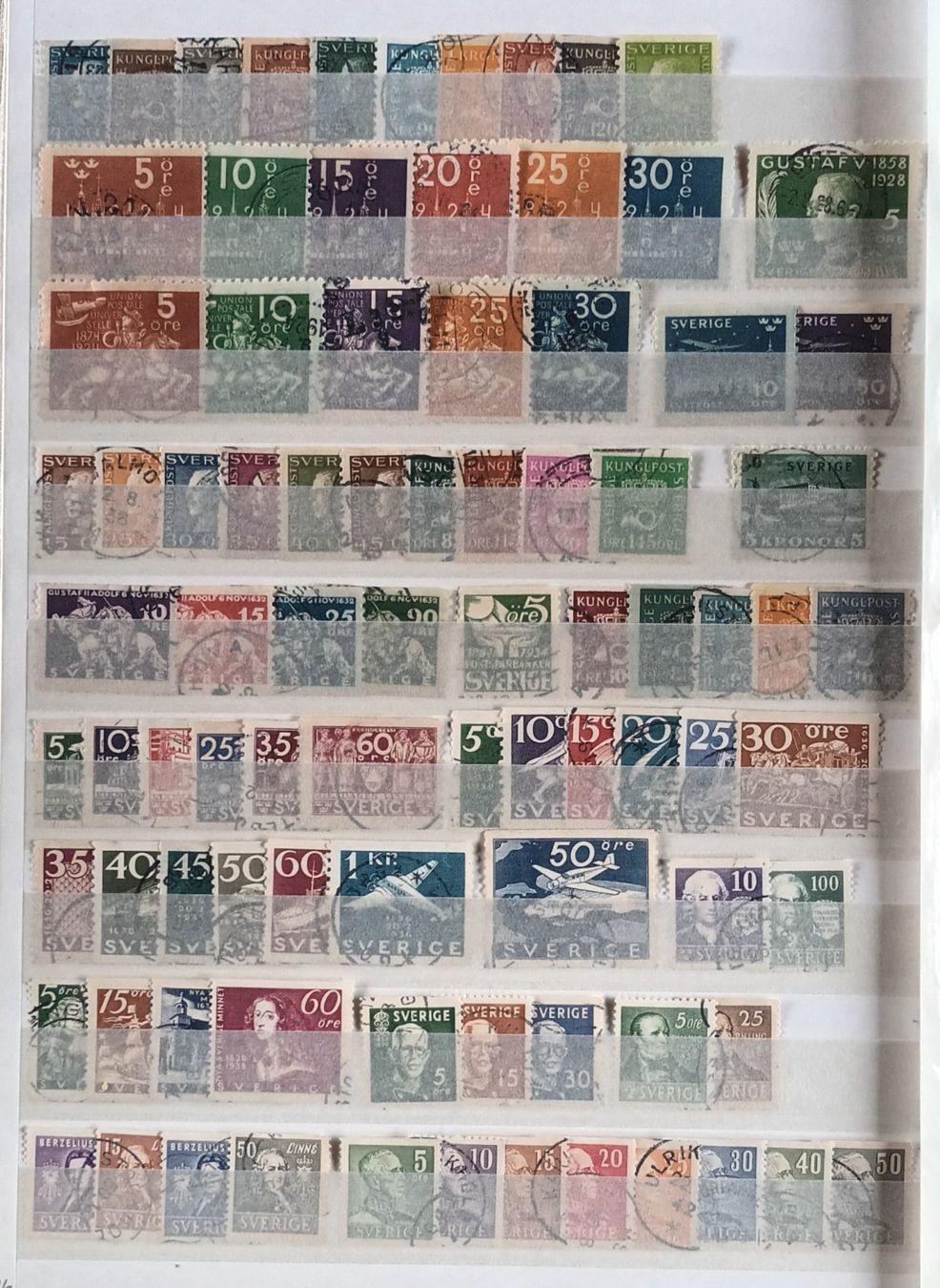 Alle Briefmarken: Suède – Gebraucht aus Martigny von Rosseline 1