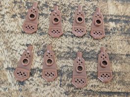 lego 11187 lot de 8 pièces Reddish Brown Minifigure Footgear
