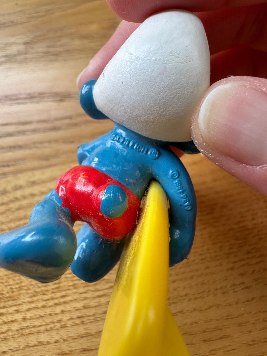 Schleich Figuren: Original Schleich Schlumpf - Surfer-Schlumpf – Gebraucht aus Fislisbach von chili2006 3