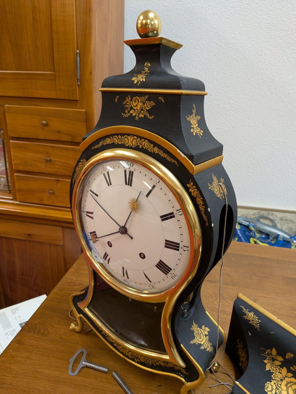 Swiss Orologi: Grosse Neuenburger Pendule Grand Sonnerie – Usato da Schönenwerd venduto da kybi 2