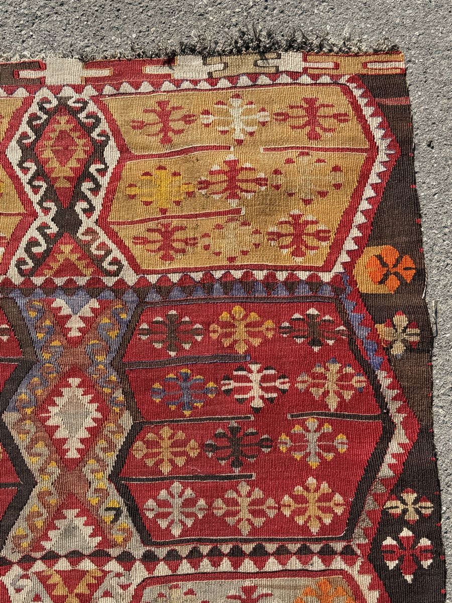 Tappeti: Handgeknüpfter alter Orientteppich Kelim – Usato da Konolfingen venduto da petzipetz 3