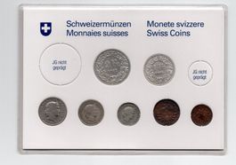 (72) Münzsatz 1912 komplett Silber ohne 5 fr