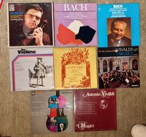10 LPs mit Violinwerken von Bach u.  a. Barockkomponisten