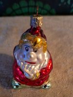 Weihnachtsbaumschmuck süsser Wichtel, Zwerg, Glas,handbemalt
