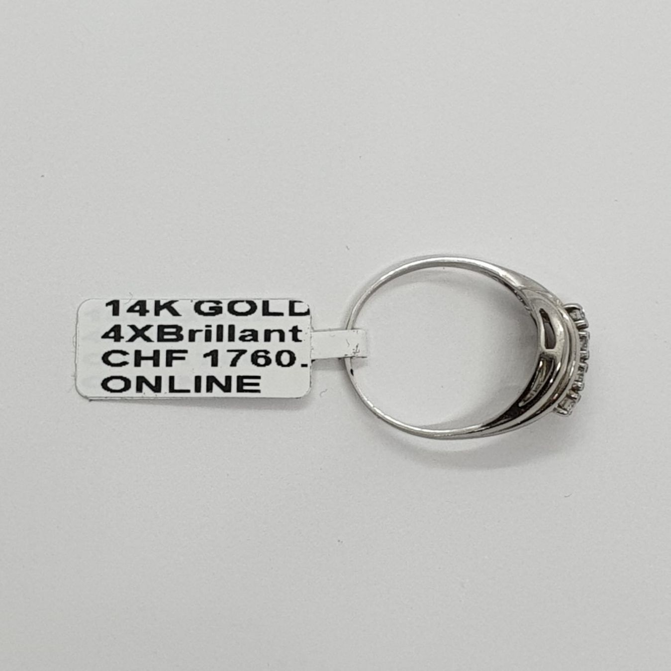 Anelli: Echt 14K Gold -  4x Diamant Ring – Usato da Luzern venduto da Luzern-Goldhaus 2