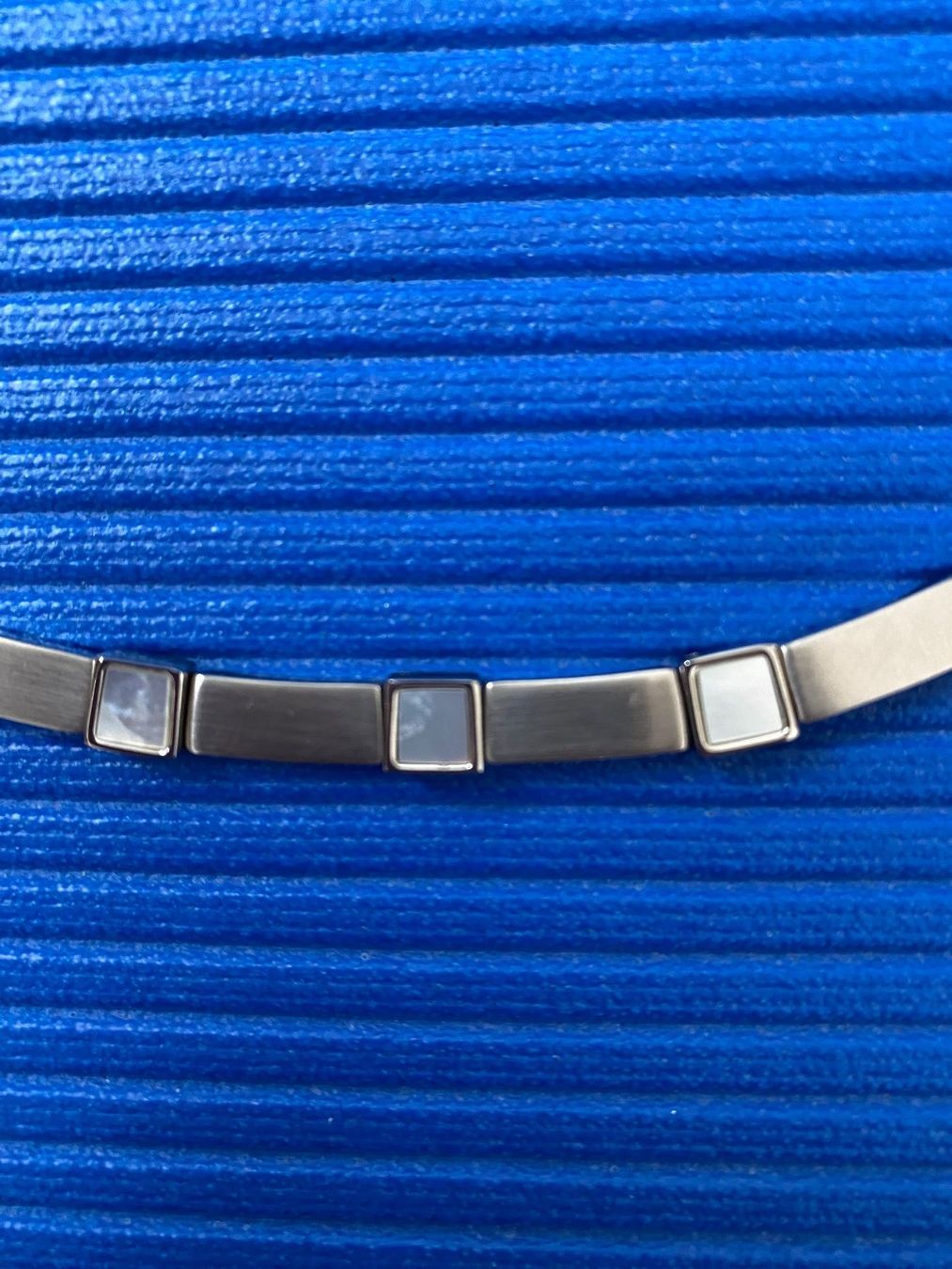 Catenine: Collier mit Perlmutt ,Edelstahl – Usato da Sulzbach venduto da mar_27 1
