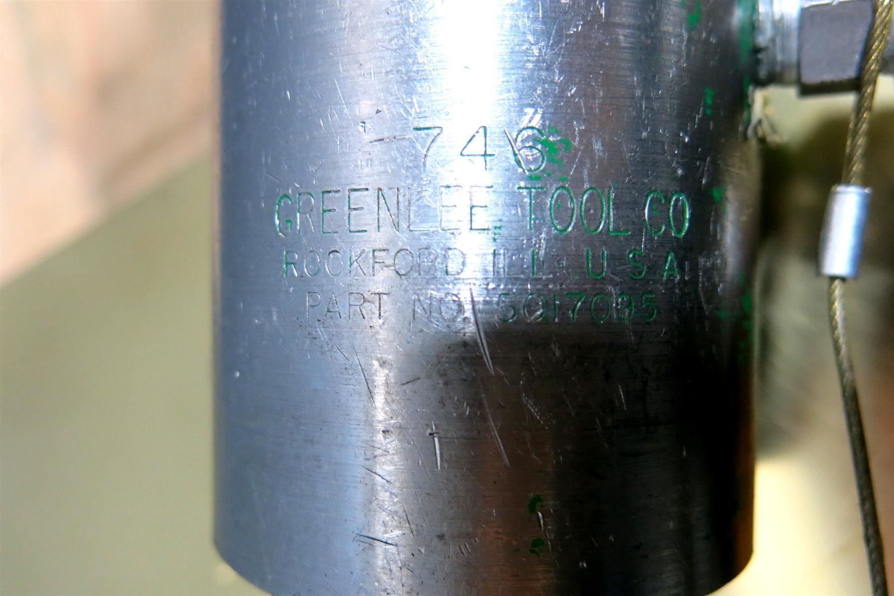 Tutte le macchine: Greenlee 767 & 746,  Hydraulische Stanze – Usato da Laufenburg venduto da Sirluger 4