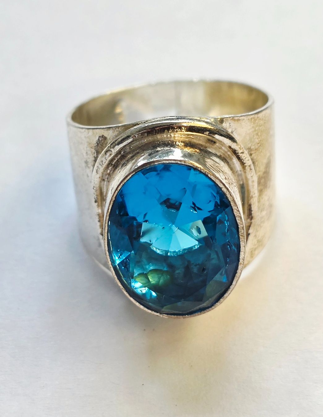 Anelli: Silberring mit blauem Stein Grösse 59 Neu – Nuovo (secondo la descrizione) da Zürich venduto da ben_mn5h
