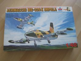Aermacchi MB 326 K Impala ESCI 1 Auflage 1981 Bausatz 1/48