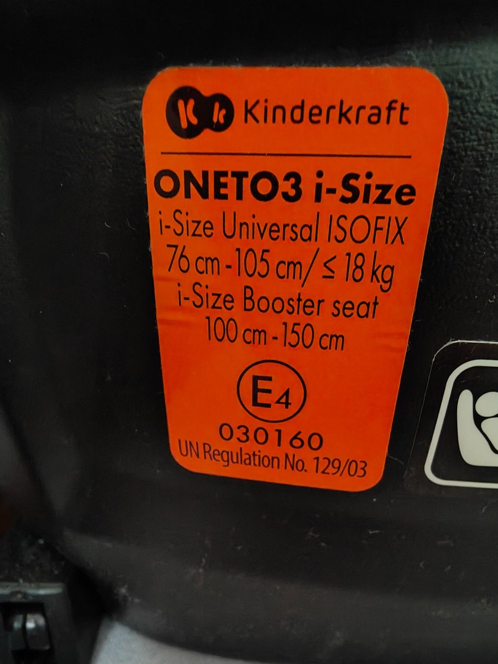 Kinderkraft Sièges auto: KINDERKRAFT ONETO3 i-Size Kindersitz – D'occasion à Wangen SZ par Sasch3 5