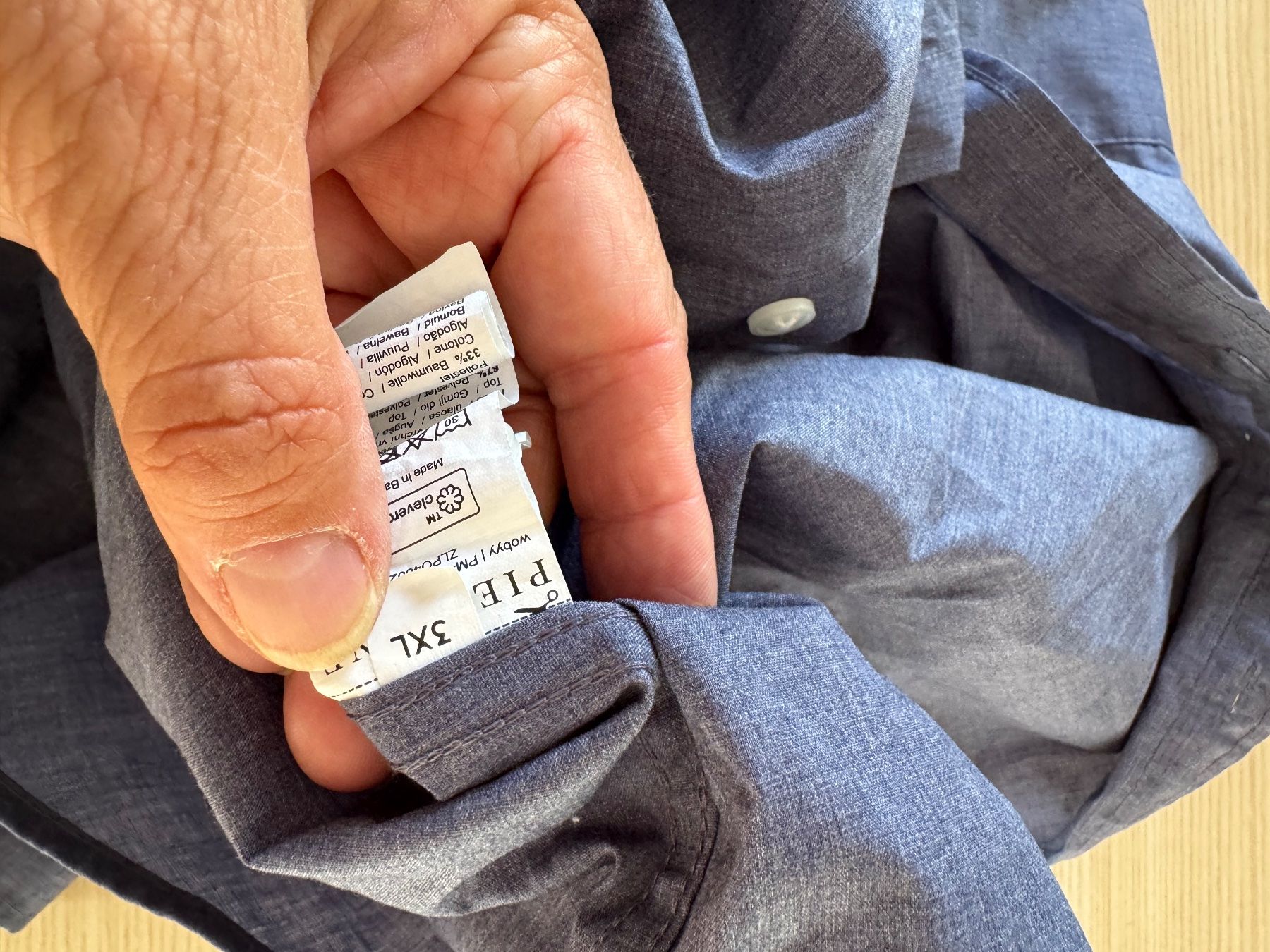 Hemden: Chemise Taille XXl bleu Kilyan – Neu und originalverpackt aus Veyrier von Kimedovapa_1 3