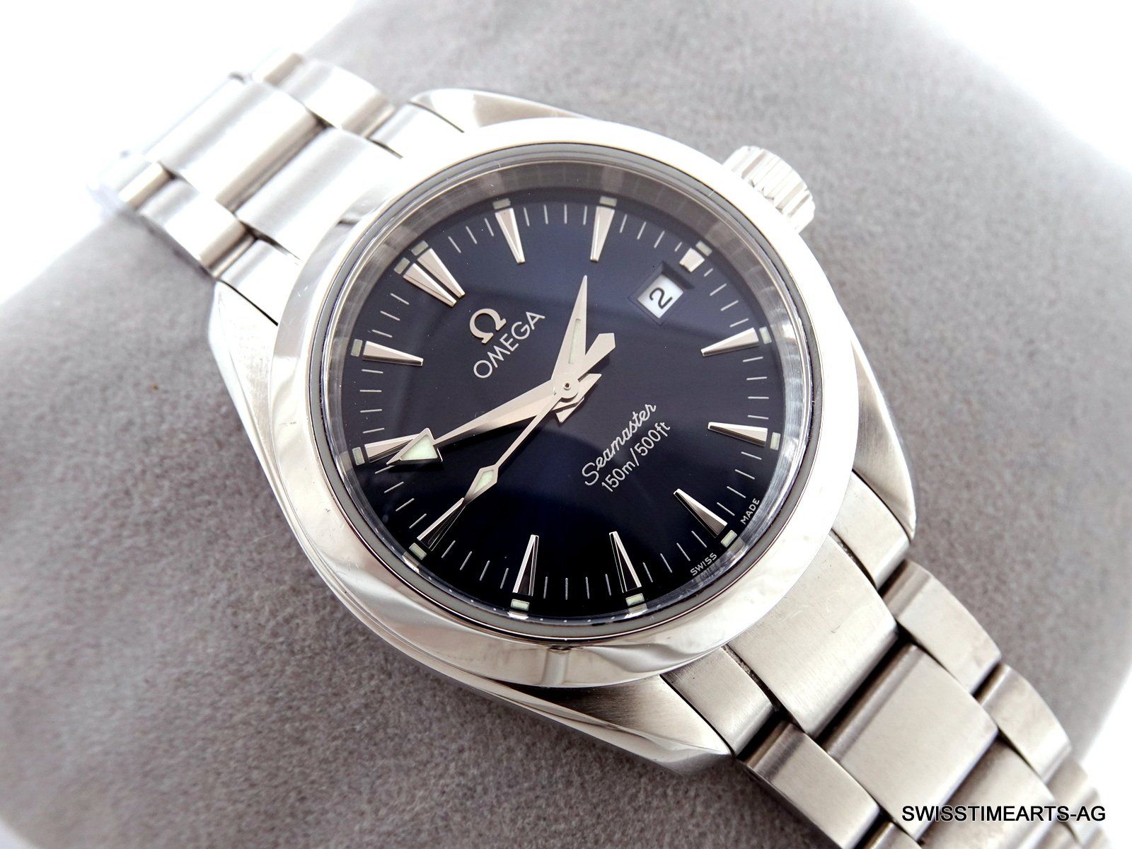 Omega Uhren: OMEGA SEAMASTER 150M AQUA TERRA 596.1110 DAMENUHR – Gebraucht aus Zürich von SWISSTIMEARTS-AG