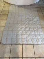 Therapiedecke Gewichtsdecke grau gesteppt guter Zustand